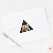 Best Corgi Pap Ever Driehoek Sticker (Envelop)