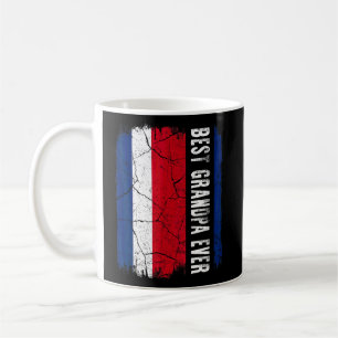Best Costa Rican Grandpa Ever Costa Rica Flag Fath Koffiemok