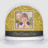 Best Cousin Ever 2 Photo Keepsake Gold Glitter (Avant)