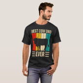 Best Cow Dad Ever 2 T-shirt (Voorkant volledig)