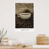 Best Cup - Koffiekunst verzenden Poster (Keuken)