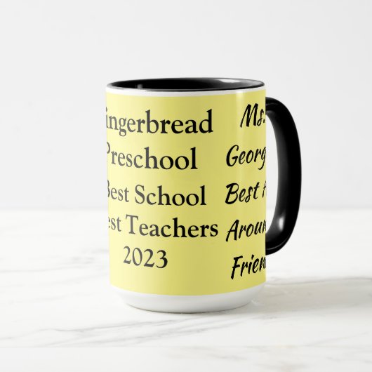 Best Custom School Coffee Mok 15oz door EditorsPic (Voorkant rechts)
