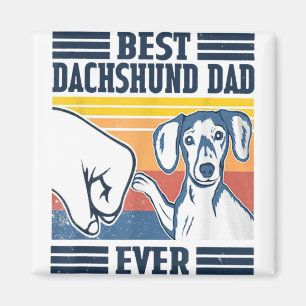 Best Dachshund Dad ever Shirt Vader Day C Magneet