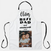 Best Dad and Husband Family Photo Keepomwille Schort (Voorkant)