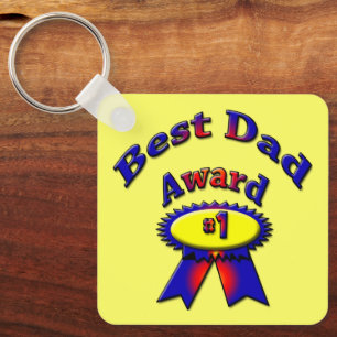Best Dad Award # 1 Vader Sleutelhanger