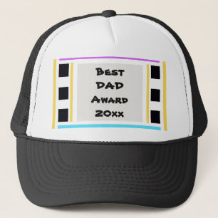 Best Dad Award 20xx Modern Cool Trucker Pet