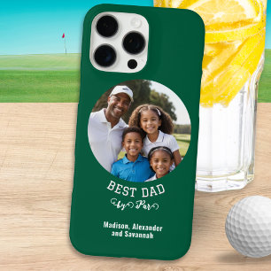 Best Dad beroemd gemaakt door Par Green Golf Photo iPhone 16 Pro Max Hoesje