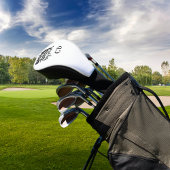 Best Dad beroemd gemaakt door Par Monogram initial Golfheadcover