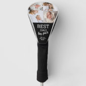 Best Dad by Par Custom 4 foto's collage Golfheadcover (Voorkant)