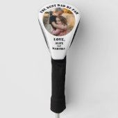 Best Dad By Par Foto Kind Namen  Golfheadcover (Voorkant)
