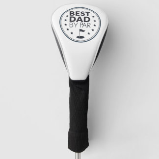 Best Dad By Par Golf Badge Design Golfheadcover