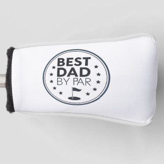 Best Dad By Par Golf Badge Design Golfheadcover