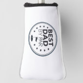 Best Dad By Par Golf Badge Design Golfheadcover (Draai 90)