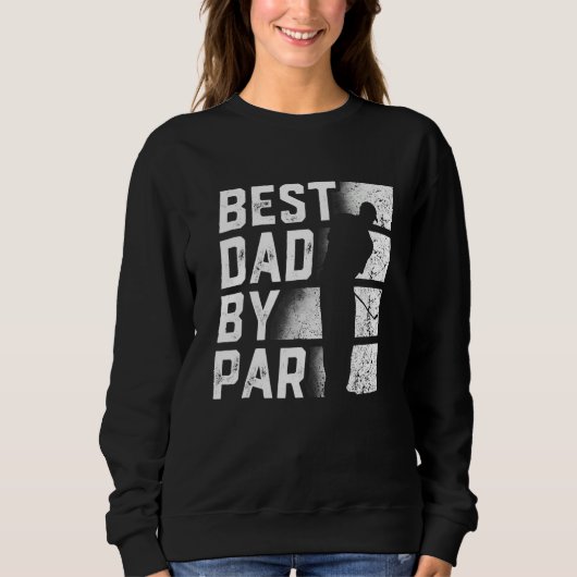 Best Dad By Par  Golf    Father s Day Trui (Voorkant)