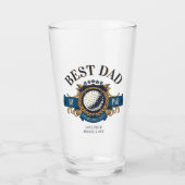 Best Dad By Par Seal Elegant Custom Glas (Voorkant)