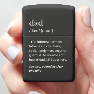 Best Dad Dictionary Definition met kinder namen