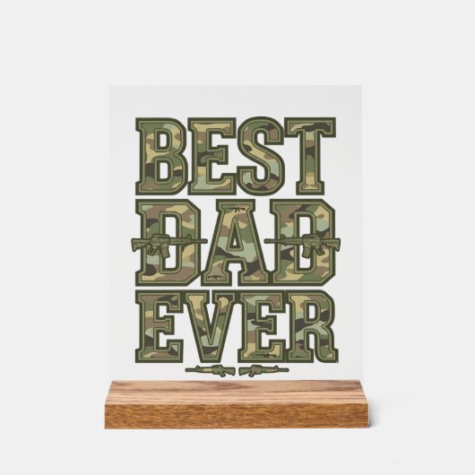 Best Dad Ever Camo Vintage Engraving Design_1 (Recto)