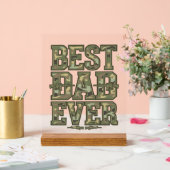 Best Dad Ever Camo Vintage Engraving Design_1 (Mariage)
