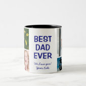 Best Dad Ever Coffee Mug Tweekleurige Koffiemok (Center)