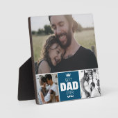 Best Dad Ever Crown Happy Vaderdag 3 Foto Fotoplaat (Voorkant)