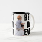 Best Dad Ever Custom Photo Mok (Voorkant rechts)