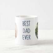 Best Dad Ever Custom Photo Mok (Center)