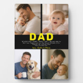 Best Dad Ever Custom Photo | Personalized Father’s Fotoplaat (voorkant)