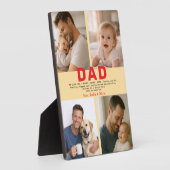 Best Dad Ever Custom Photo | Personalized Father’s Fotoplaat (Zijkant)