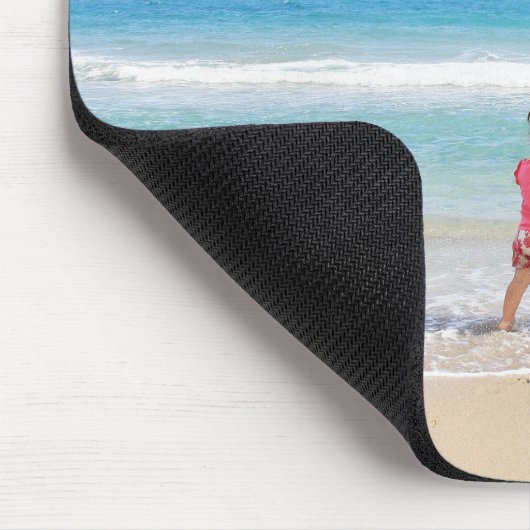 Best Dad Ever Custom Photo Vaderdag Cadeau Muismat (Hoek)