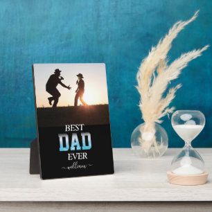 Best Dad Ever Custom Photo Vaderdag Fotoplaat