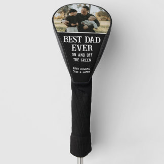 Best Dad Ever Custom Photo Vaderdag Golfheadcover