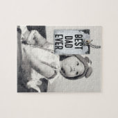 Best Dad Ever Custom Photo Vaderdag Legpuzzel (Horizontaal)