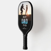 Best Dad Ever Custom Photo Vaderdag Pickleball Paddle (Links)
