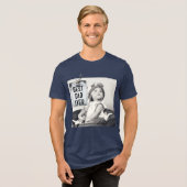 Best Dad Ever Custom Photo Vaderdag Tri-Blend Shirt (Voorkant volledig)
