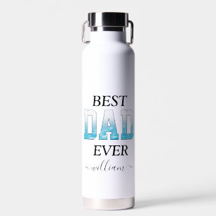 Best Dad Ever Custom Photo Vaderdag Waterfles