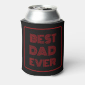 Best Dad Ever custom script Blikjeskoeler (Blikje Achterkant)