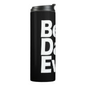 Best Dad Ever Exclamation Black/White Vaderdag Thermosbeker (Gedraaid links)