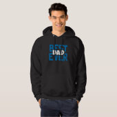 Best Dad Ever Father Hoodie (Voorkant volledig)