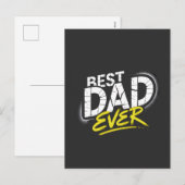 Best Dad Ever Graffiti Art Feestdagenkaart (Voorkant / Achterkant)