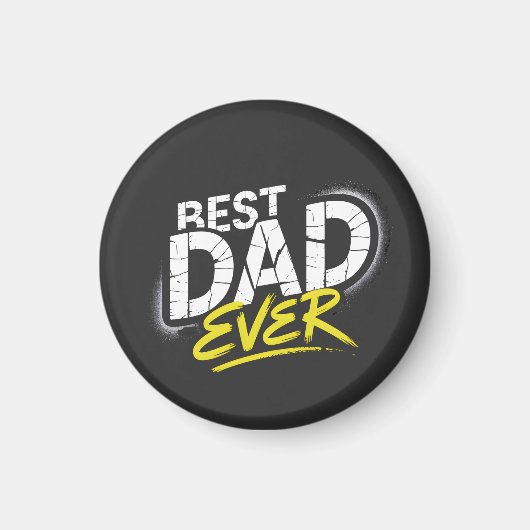 Best Dad Ever Graffiti Art Magneet (Voorkant)