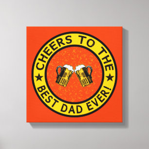 BEST DAD EVER impression de toile personnalisée