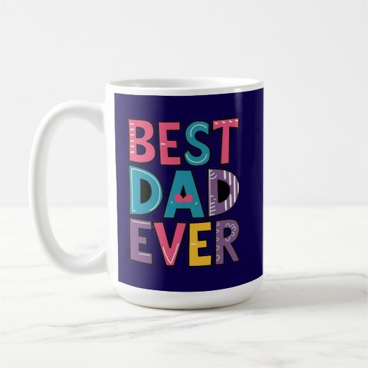 Best Dad Ever  Koffiemok (Links)