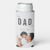 Best Dad Ever minimalist Photo Vaderdag Cooler (Seltzer Voorkant)