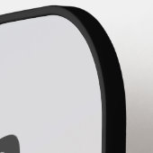 Best Dad Ever minimalist Photo Vaderdag Pickleball Paddle (Links Detail)