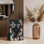 Best Dad Ever Modern Photo Collage Gift Keepsake Fotoplaat