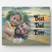 Best Dad Ever Ocean Sunset 0735 Fotoplaat (Voorkant)