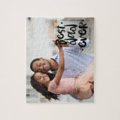 Best Dad Ever Photo Black Script Overlay Daughter Legpuzzel (Verticaal)