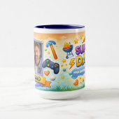 Best Dad Ever Photo Collage Mugs (Centre)