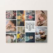 Best Dad Ever Photo Collage Vaderdag Legpuzzel (Horizontaal)