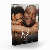 Best Dad Ever Photo Vaderdag Fotoblokken (Links)